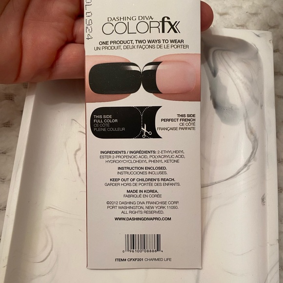 Set of 4 Color FX- dashing diva nail strips stick on - Picture 3 of 9